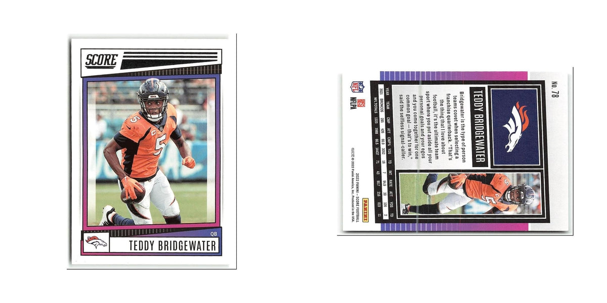 Teddy Bridgewater 2022 Score #78 Denver Broncos Football Card NM
