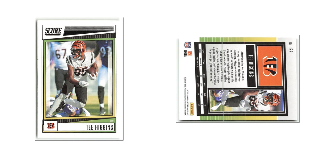 Tee Higgins 2022 Score #192 Cincinnati Bengals Football Card NM
