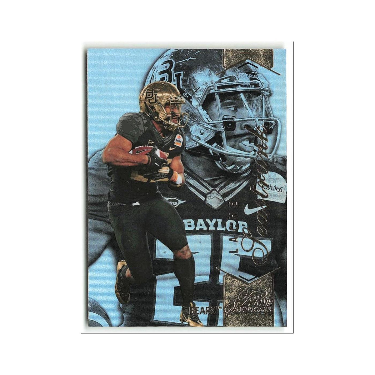 Lache Seastrunk 2014 Flair Showcase #42 Baylor Bears Football Card NM