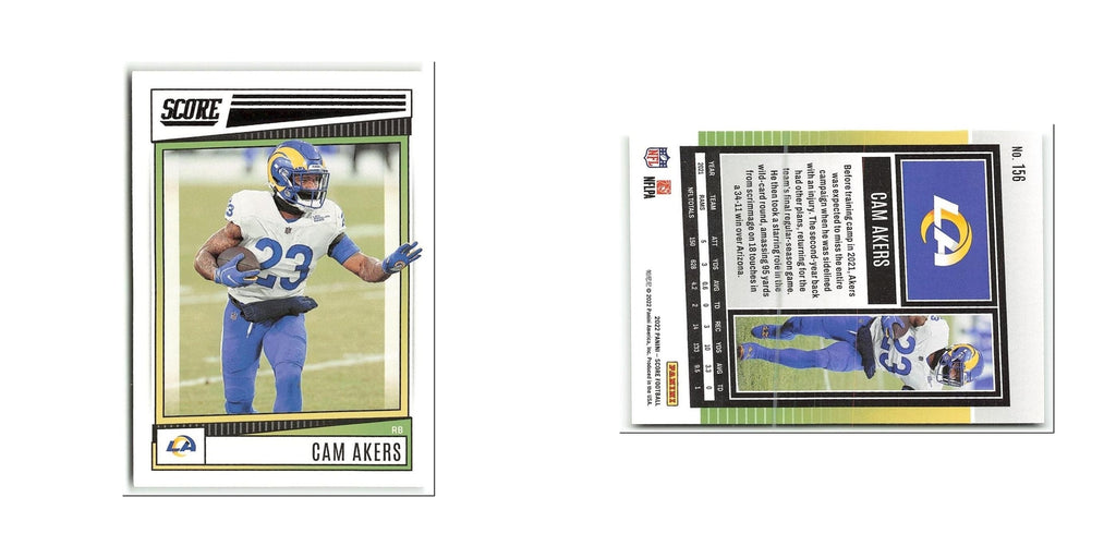Cam Akers 2022 Score #156 Los Angeles Rams Football Card NM