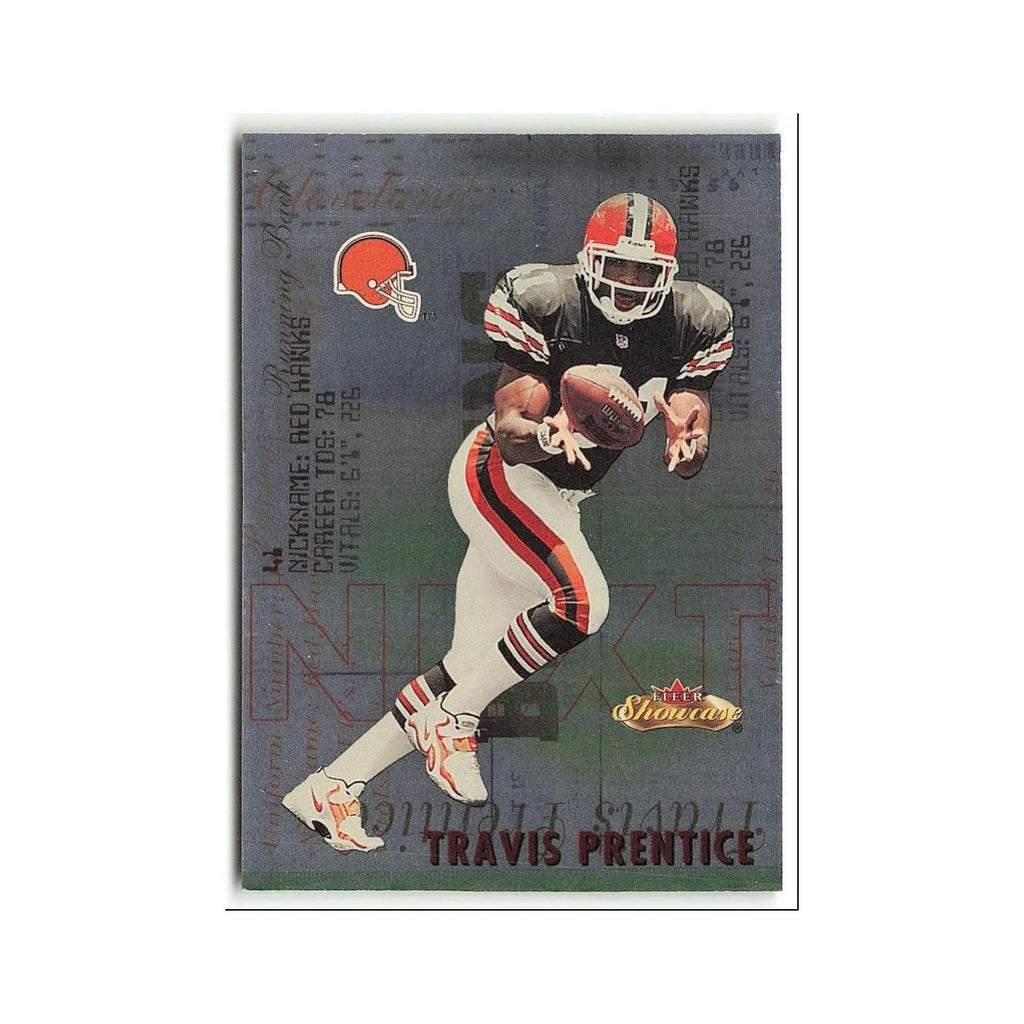 Travis Prentice 2000 Fleer Showcase #14 N Cleveland Browns Football Card NM