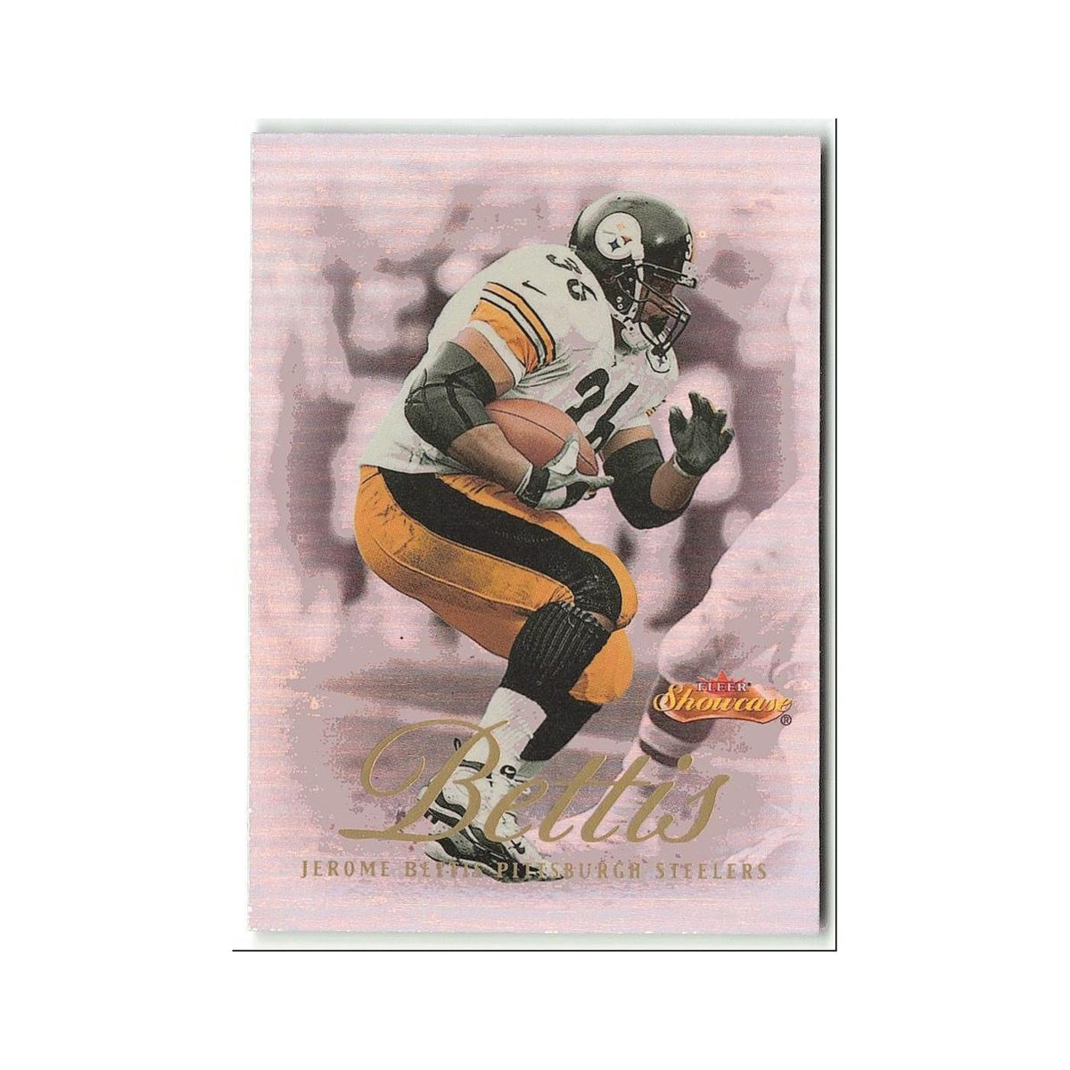 Jerome Bettis 2000 Fleer Showcase #50 Pittsburgh Steelers Football Card NM