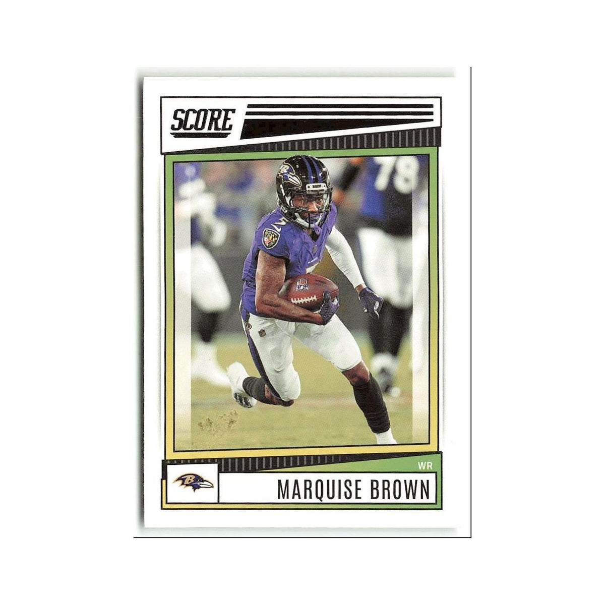 Marquise Brown 2022 Score #181 Baltimore Ravens Football Card NM