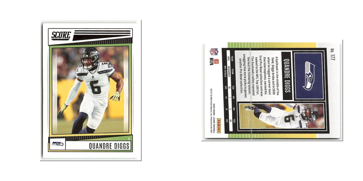 Quandre Diggs 2022 Score #177 Seattle Seahawks Football Card NM