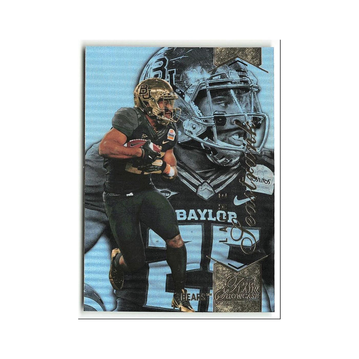 Lache Seastrunk 2014 Flair Showcase #42 Baylor Bears Football Card NM