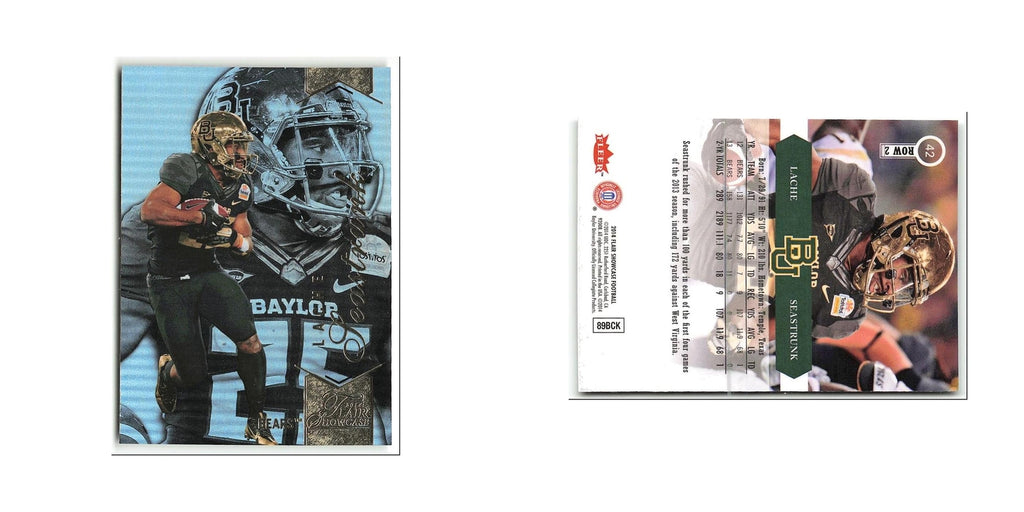 Lache Seastrunk 2014 Flair Showcase #42 Baylor Bears Football Card NM