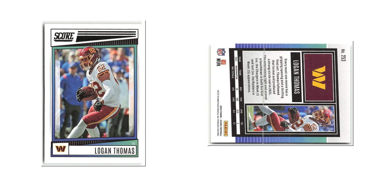 Logan Thomas 2022 Score #253 Washington Commanders Football Card NM