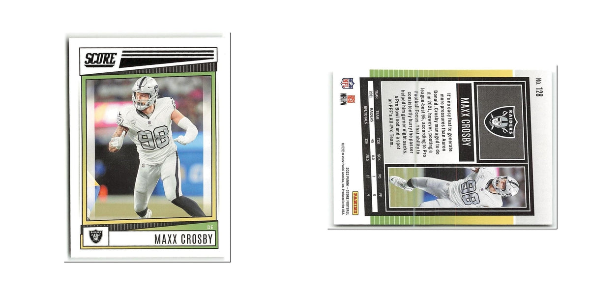 Maxx Crosby 2022 Score #128 Las Vegas Raiders Football Card NM