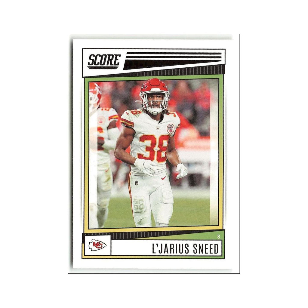 L'Jarius Sneed 2022 Score #120 Kansas City Chiefs Football Card NM