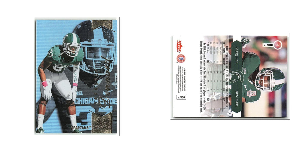 Darqueze Dennard 2014 Flair Showcase #4 Michigan state Football Card NM