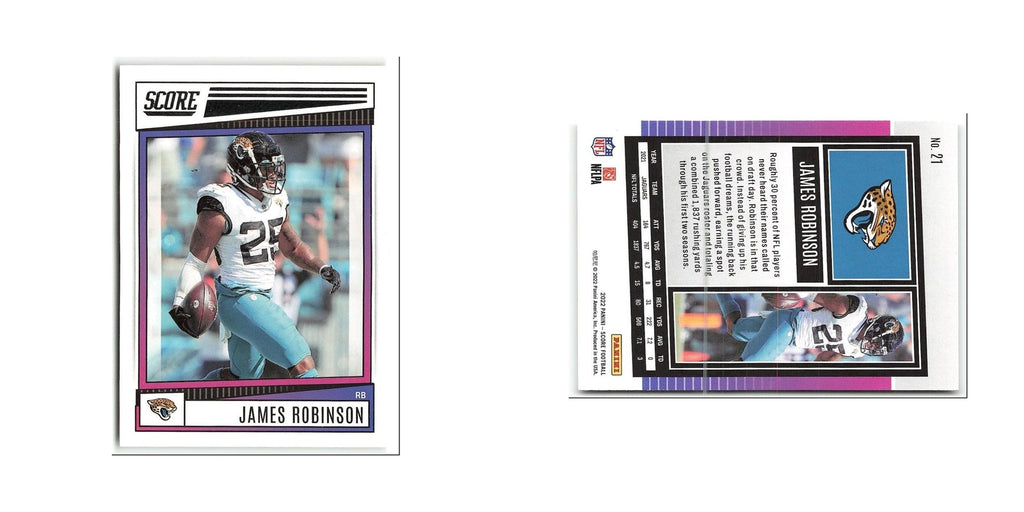 James Robinson 2022 Score #21 Jacksonville Jaguars Football Card NM