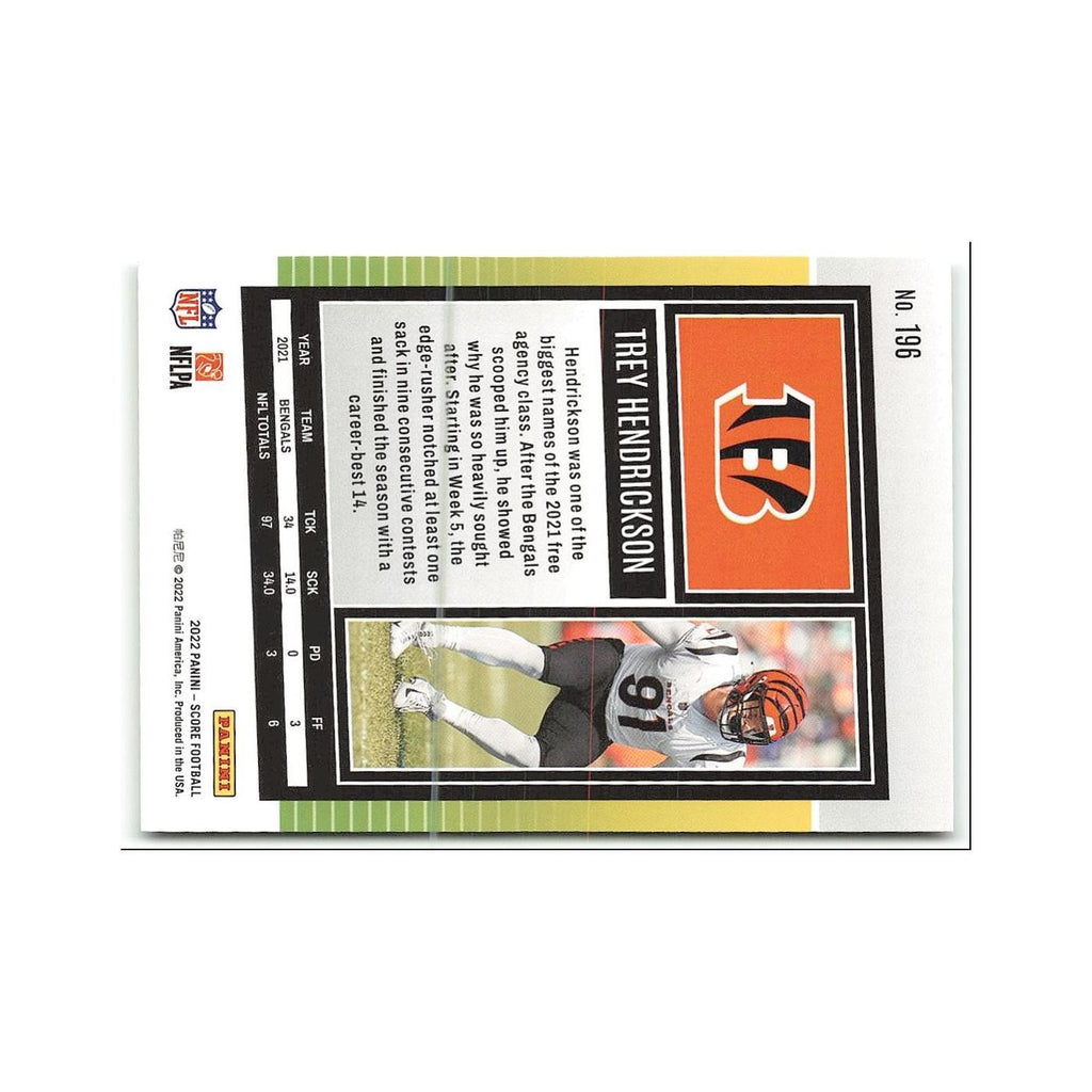 Trey Hendrickson 2022 Score #196 Cincinnati Bengals Football Card NM