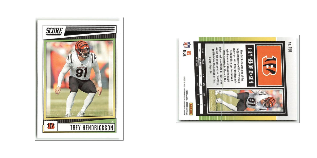 Trey Hendrickson 2022 Score #196 Cincinnati Bengals Football Card NM