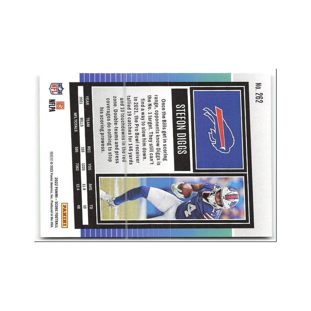 Stefon Diggs 2022 Score #262 Buffalo Bills Football Card NM