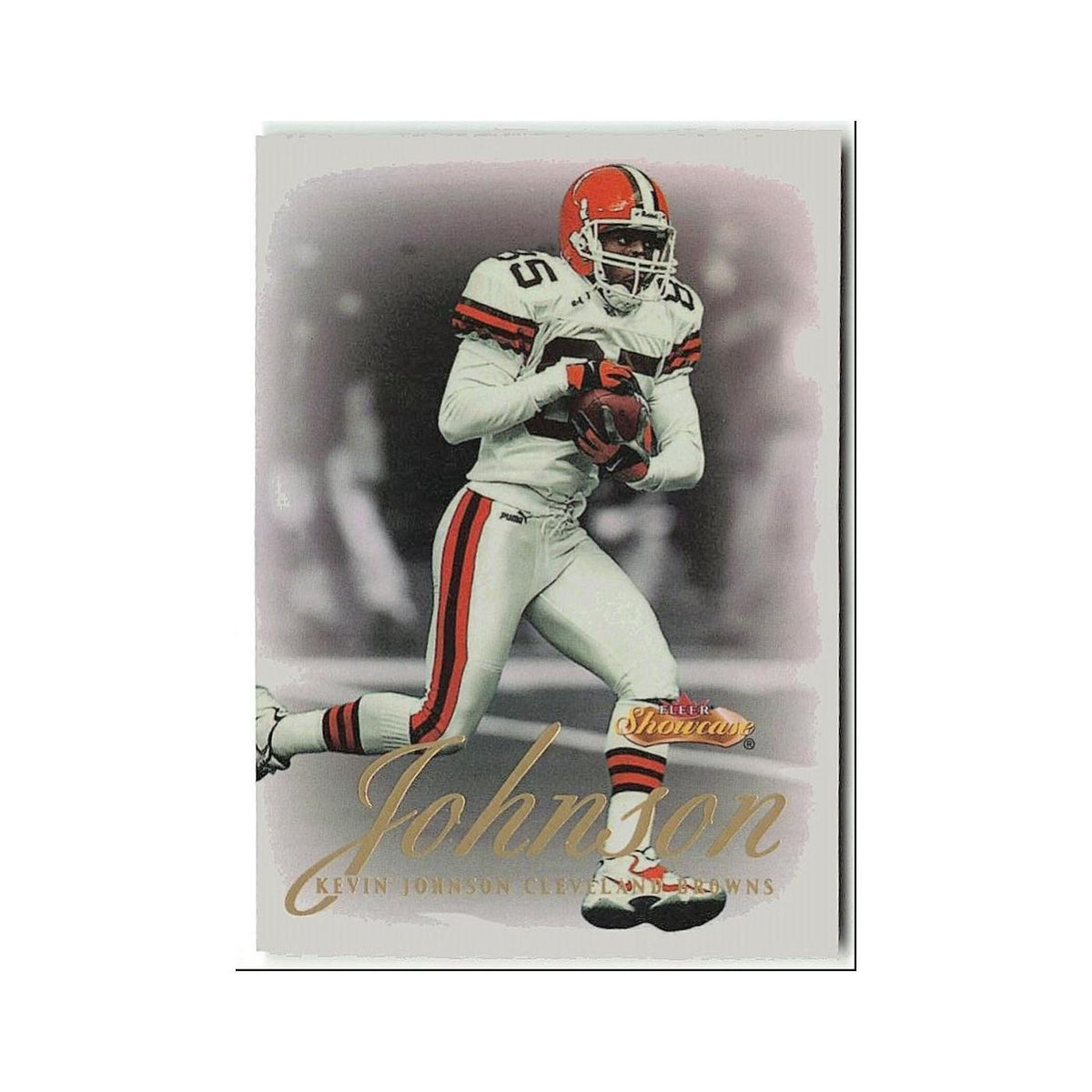 Kevin Johnson 2000 Fleer Showcase #17 Cleveland Browns Football Card NM