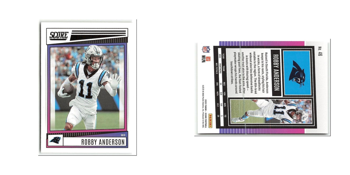 Robby Anderson 2022 Score #46 Carolina Panthers Football Card NM