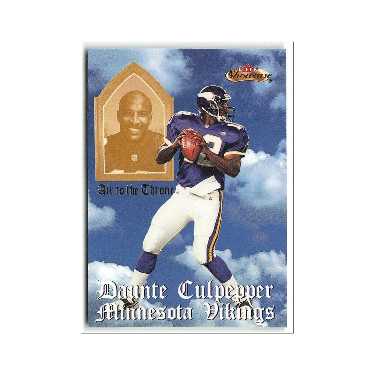 Daunte Culpepper 2000 Fleer Showcase Air to the Throne #5 AT Vikings NM