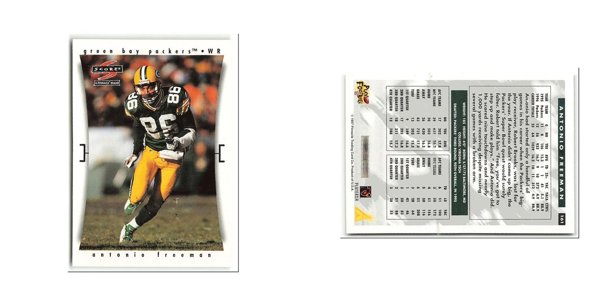 Antonio Freeman 1997 Score #161 Green Bay Packers Football Card NM