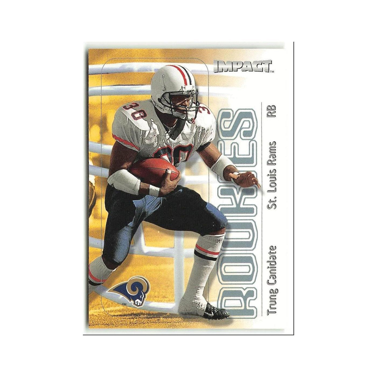 Trung Canidate Rookie 2000 Skybox Impact #102 St. Louis Rams Football Card NM