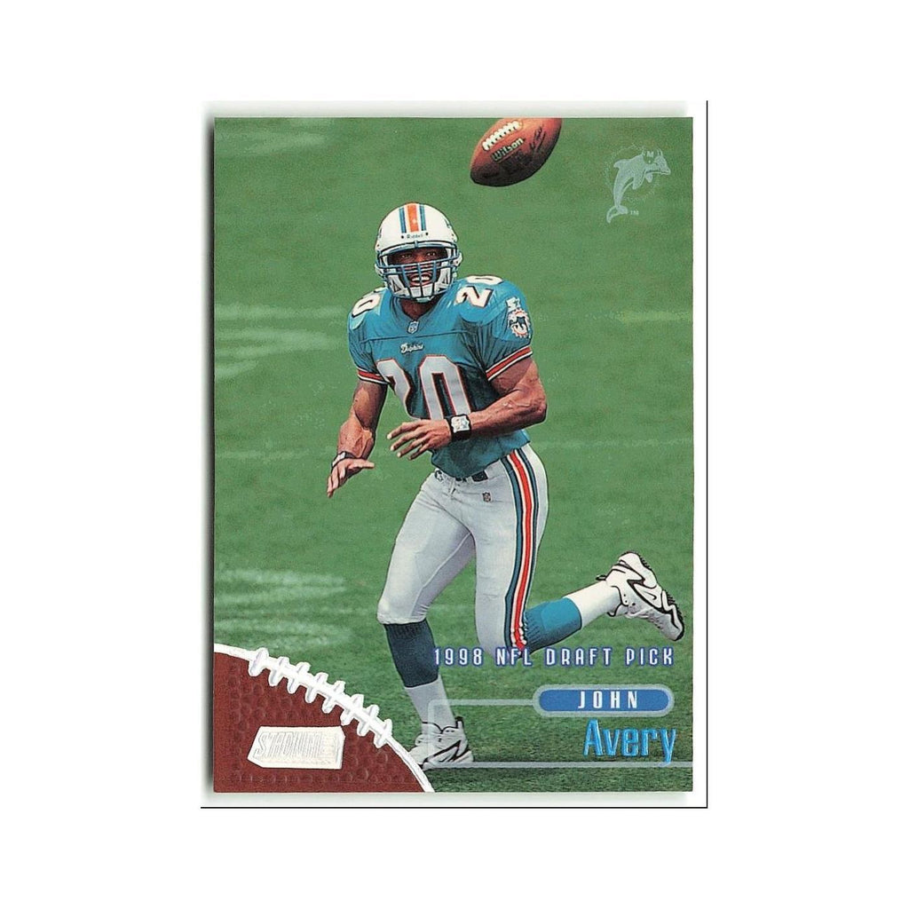 John Avery Rookie 1998 Topps Stadium Club #176 Miami Dolphins Football Card NM