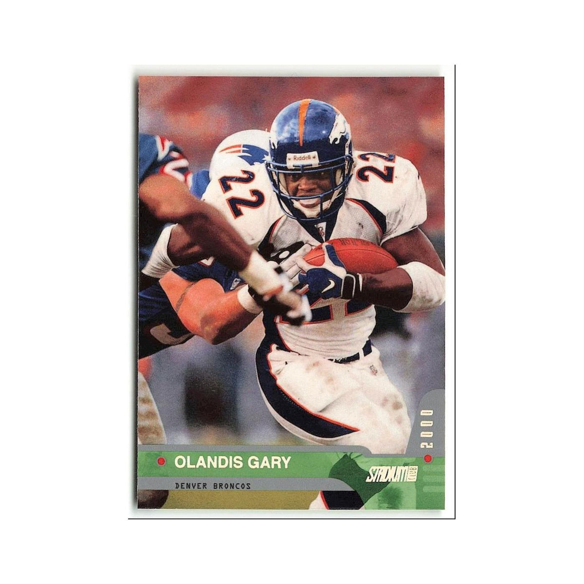 Olandis Gary 2000 Topps Stadium Club #88 Denver Broncos Football Card NM