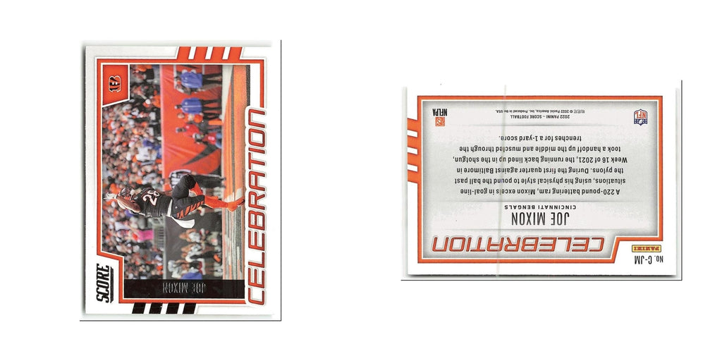 Joe Mixon 2022 Score #C-JM Cincinnati Bengals Football Card NM