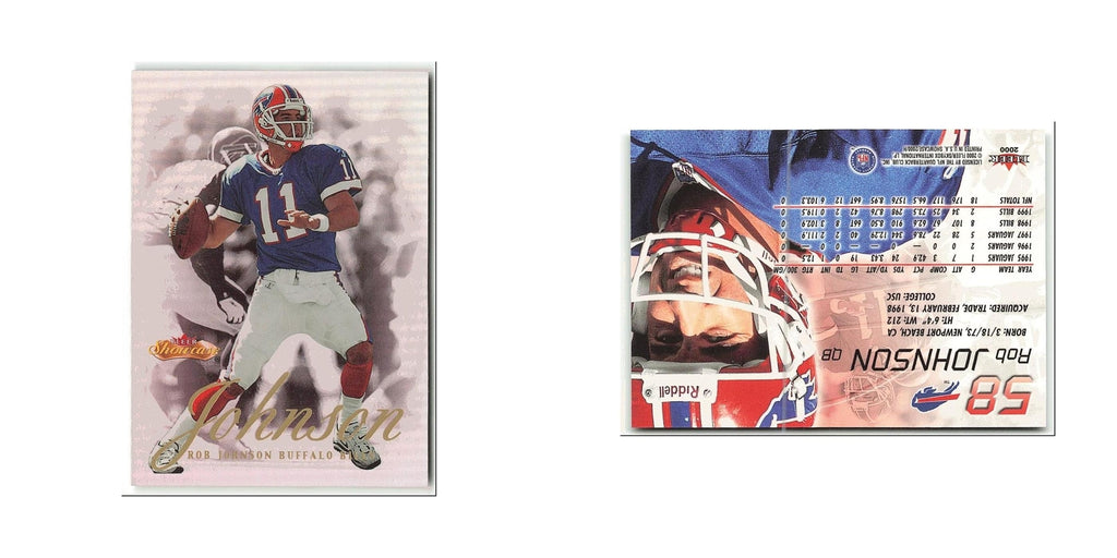 Rob Johnson 2000 Fleer Showcase #58 Buffalo Bills Football Card NM
