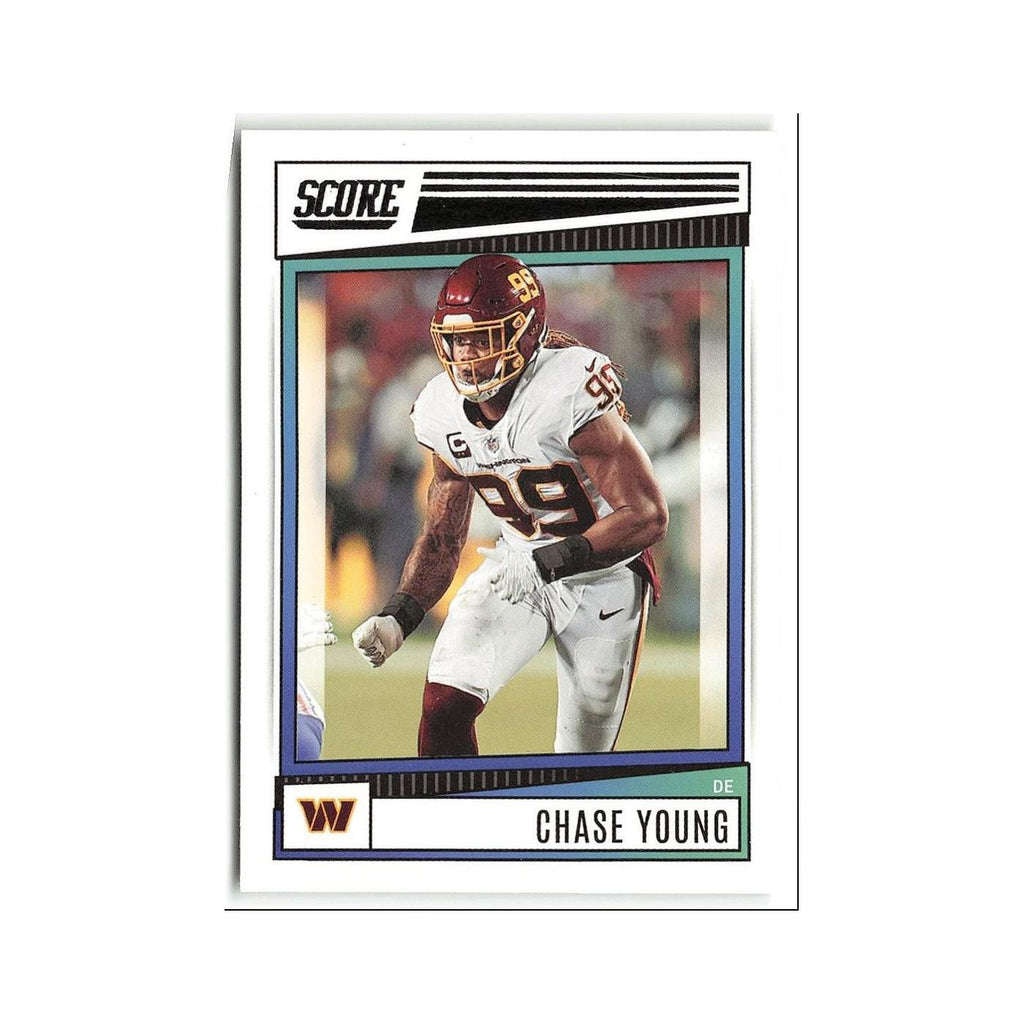 Chase Young 2022 Score #258 Washington Commanders Football Card NM