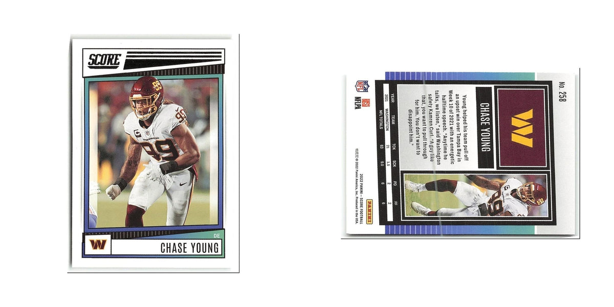 Chase Young 2022 Score #258 Washington Commanders Football Card NM