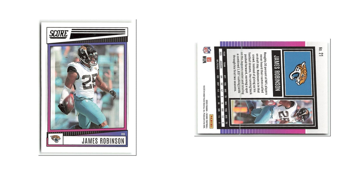 James Robinson 2022 Score #21 Jacksonville Jaguars Football Card NM