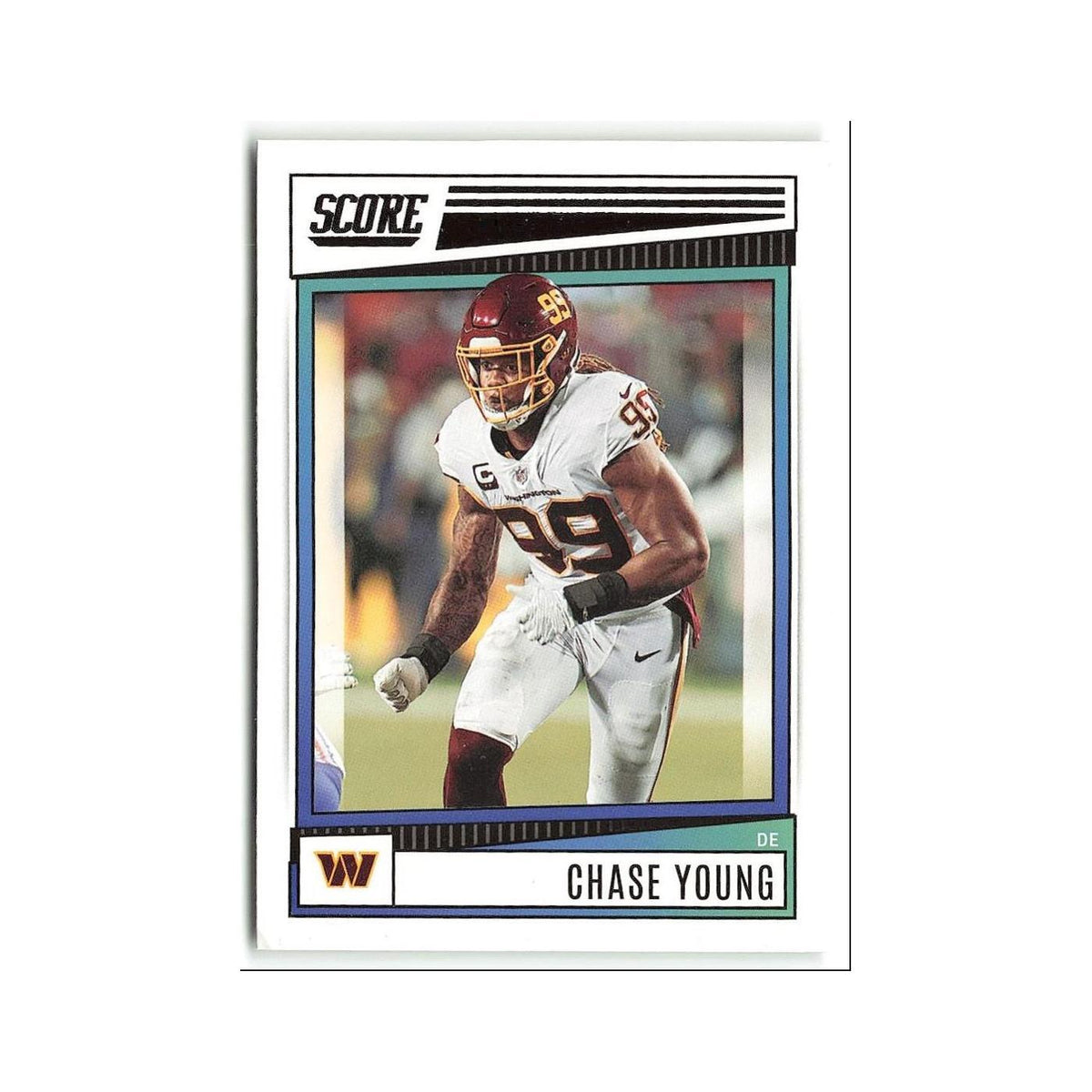 Chase Young 2022 Score #258 Washington Commanders Football Card NM