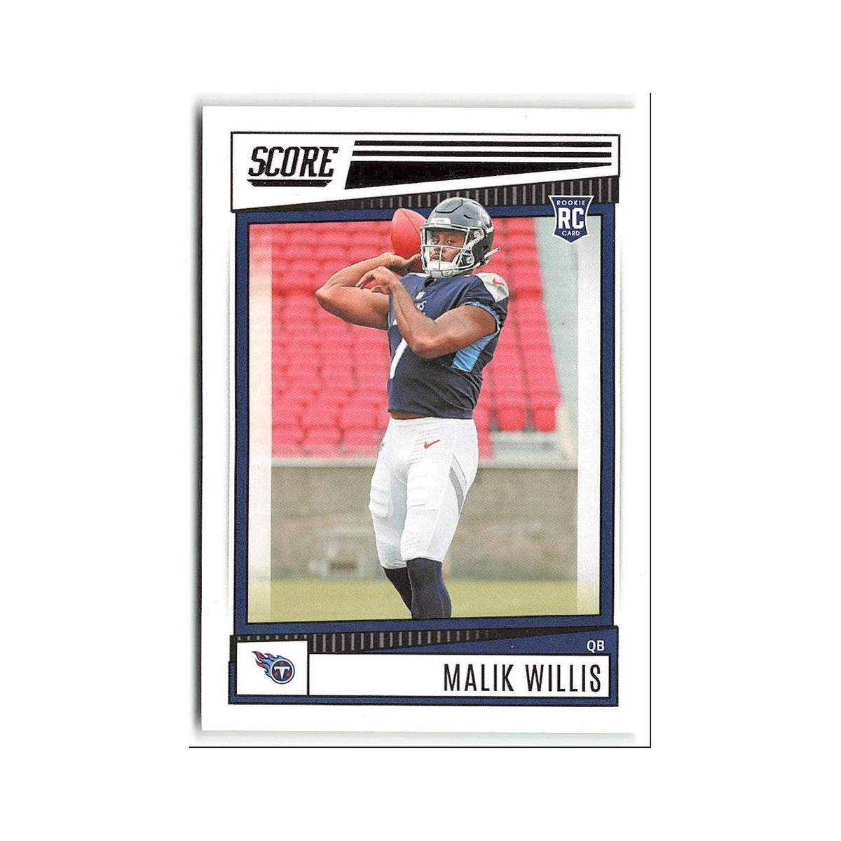 Malik Willis Rookie 2022 Score #305 Tennessee Titans Football Card NM