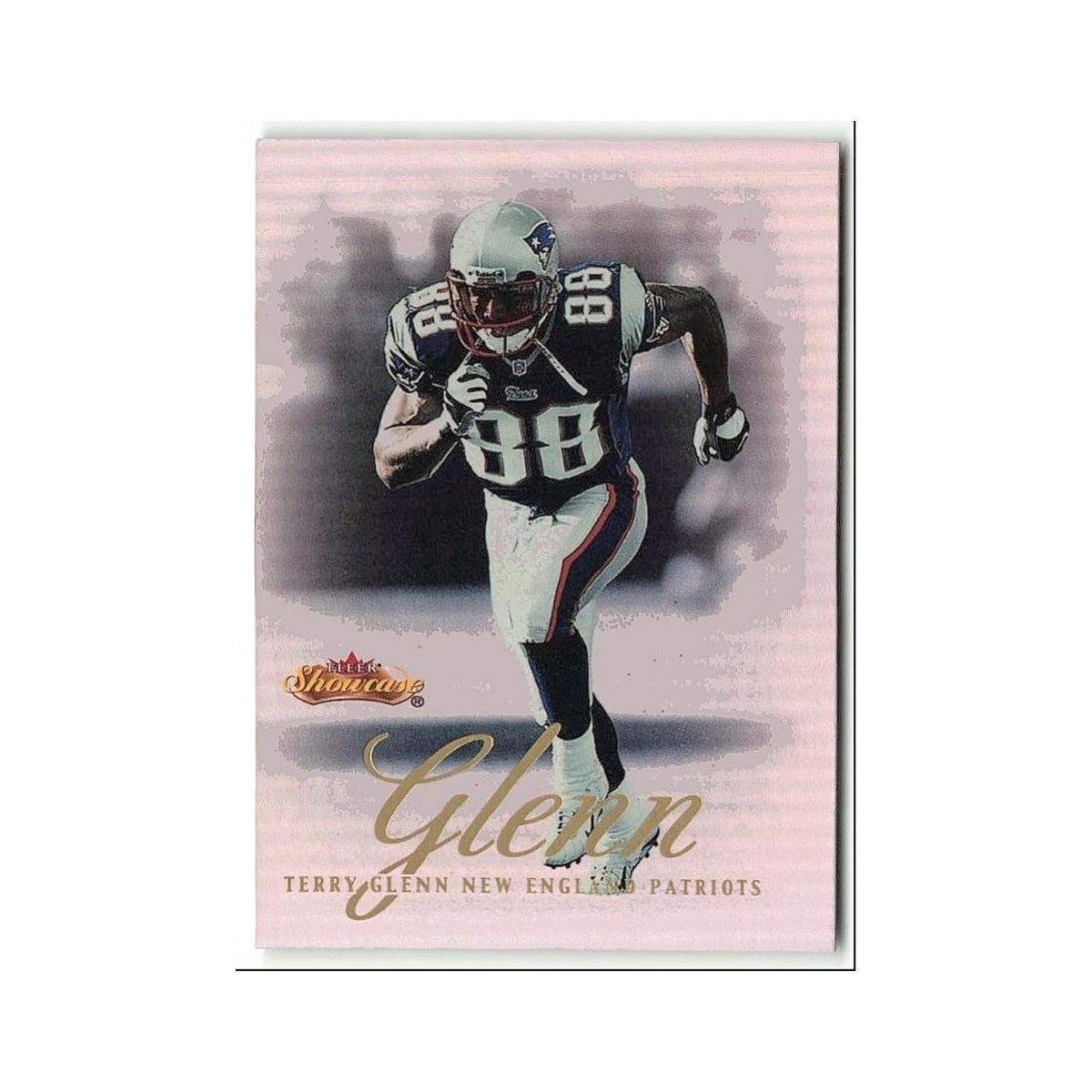 Terry Glenn 2000 Fleer Showcase #13 New England Patriots Football Card NM