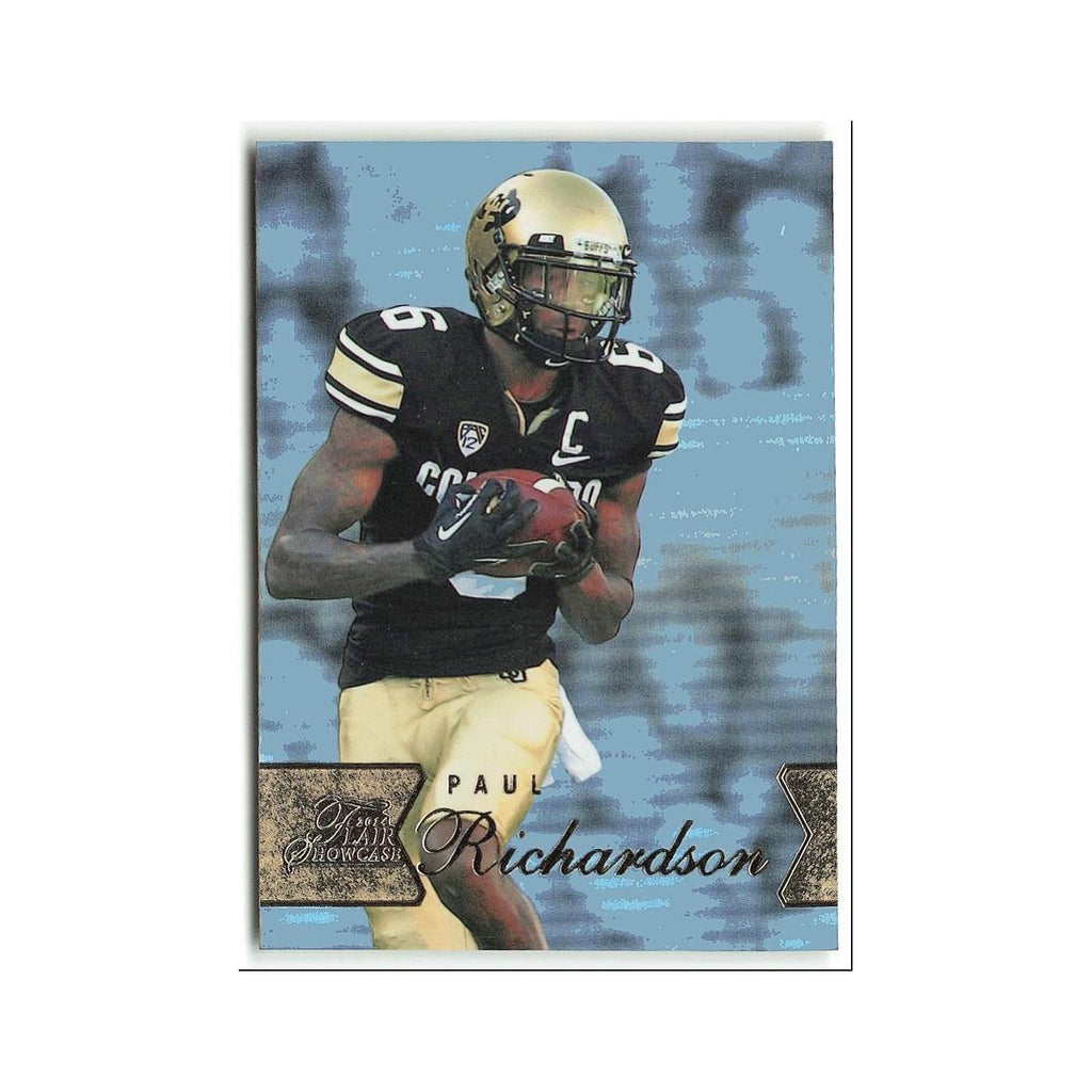 Paul Richardson 2014 Flair Showcase #123 Colorado Buffaloes Football Card NM