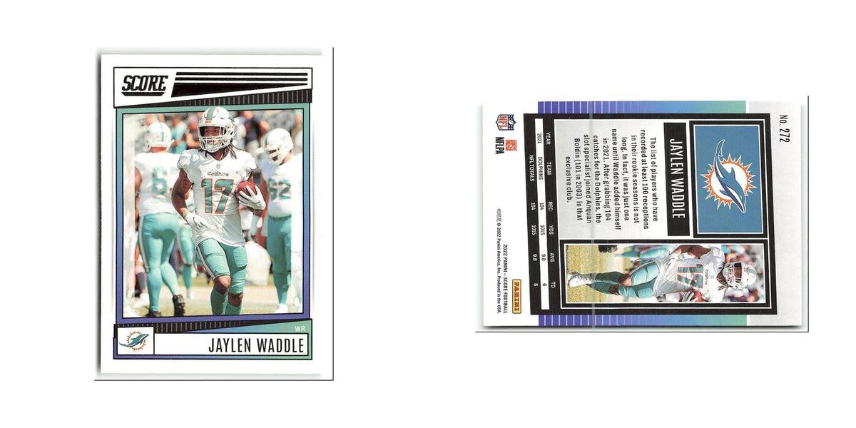 Jaylen Waddle 2022 Score #272 Miami Dolphins Football Card NM