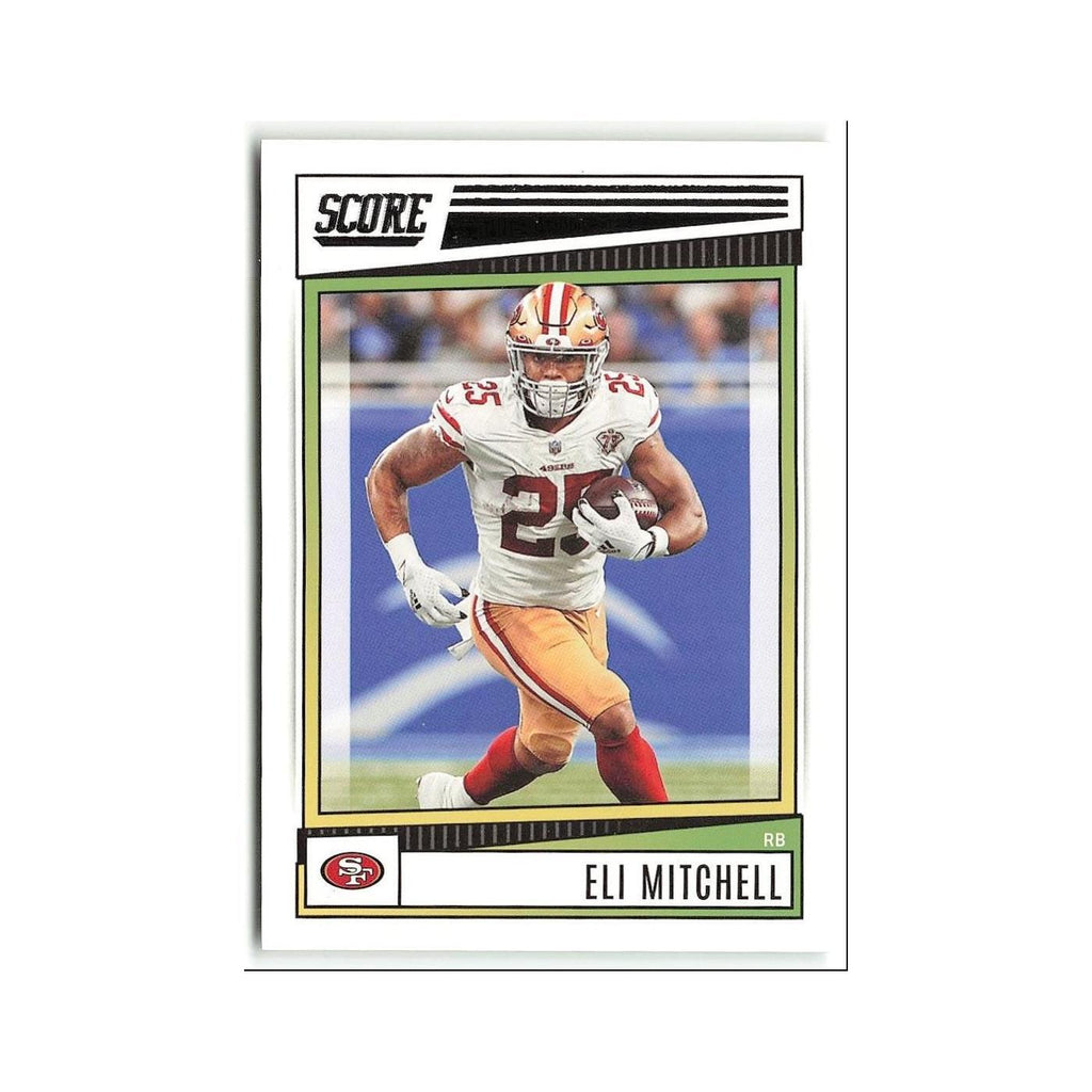Eli Mitchell 2022 Score #167 San Francisco 49ers Football Card NM