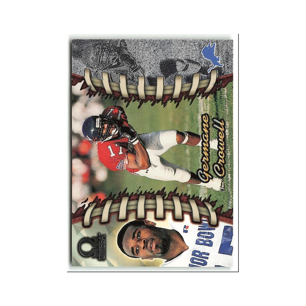 Germane Crowell 1998 Pacific Omega #77 Detroit Lions Football Card NM