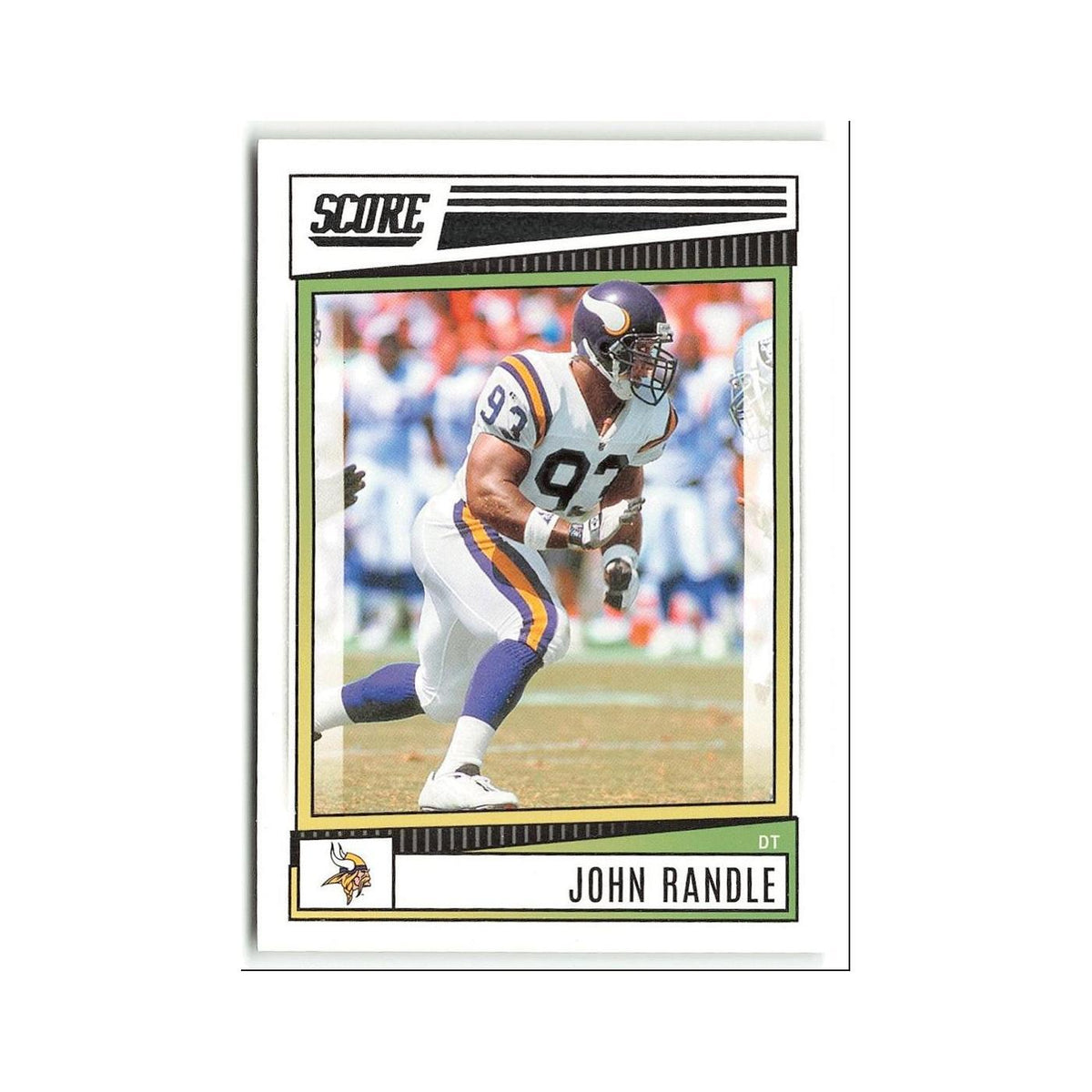 John Randle 2022 Score #112 Minnesota Vikings Football Card NM