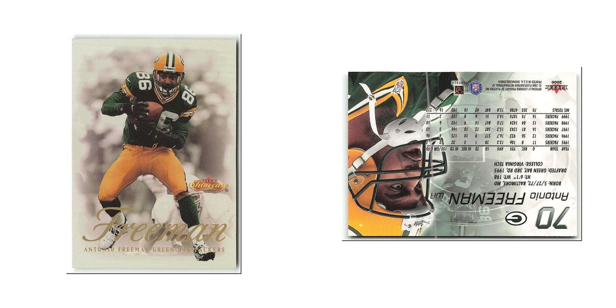 Antonio Freeman 2000 Fleer Showcase #70 Green Bay Packers Football Card NM