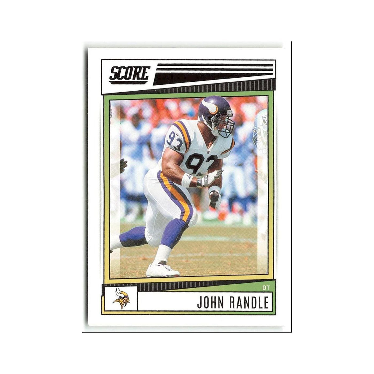 John Randle 2022 Score #112 Minnesota Vikings Football Card NM