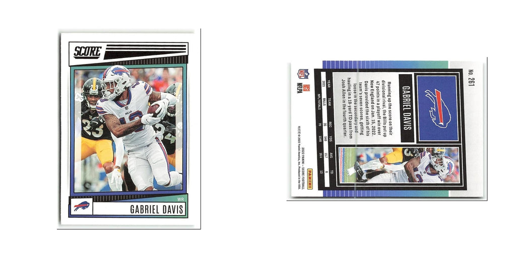 Gabriel Davis 2022 Score #261 Buffalo Bills Football Card NM