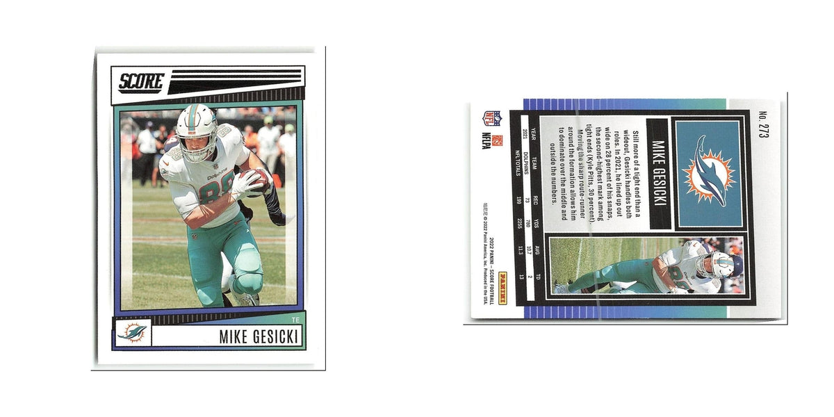 Mike Gesicki 2022 Score #273 Miami Dolphins Football Card NM