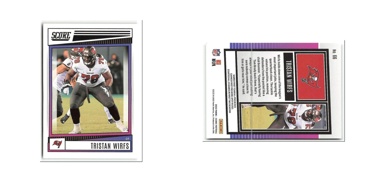 Tristan Wirfs 2022 Score #66 Tampa Bay Buccaneers Football Card NM