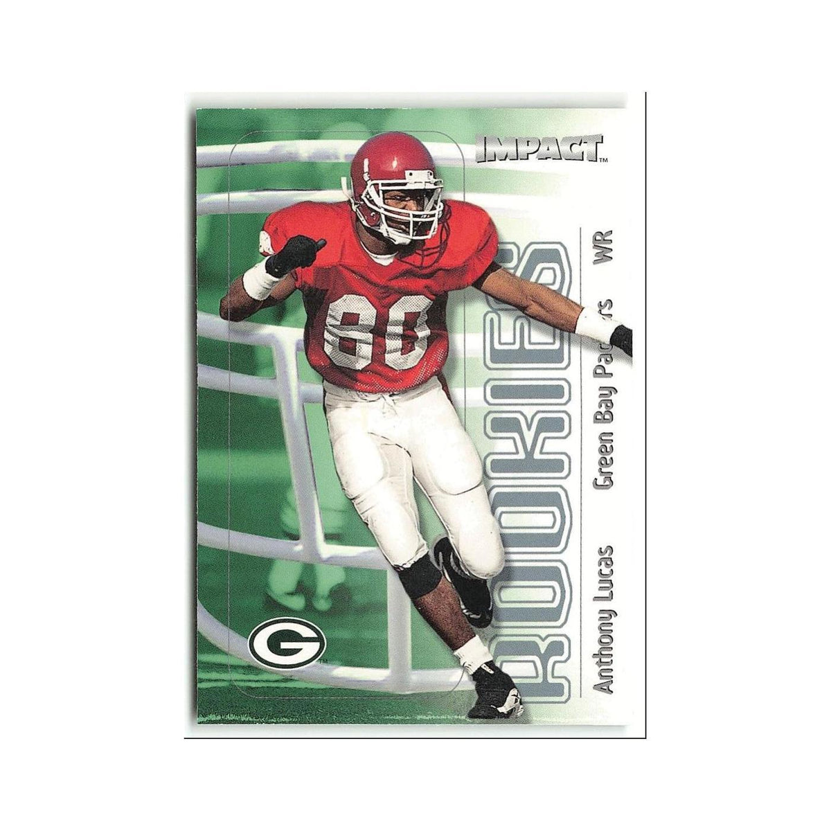 Anthony Lucas Rookie 2000 Skybox Impact #169 Green Bay Packers Football Card NM