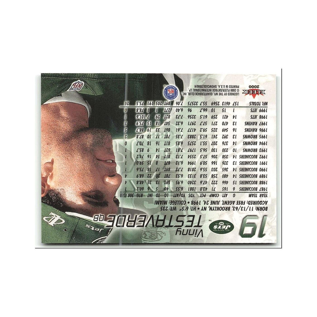 Vinny Testaverde 2000 Fleer Showcase #19 New York Jets Football Card NM
