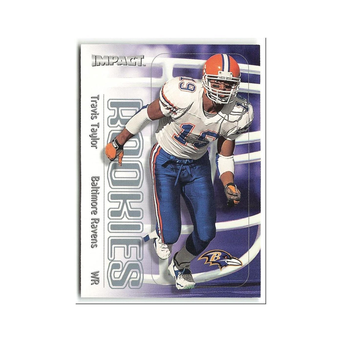 Travis Taylor Rookie 2000 Skybox Impact #176 Baltimore Ravens Football Card NM