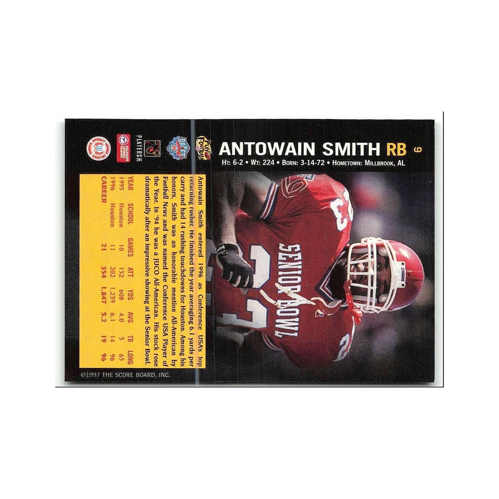 Antowain Smith Rookie 1997 Score Board NFL Rookies #9 NM