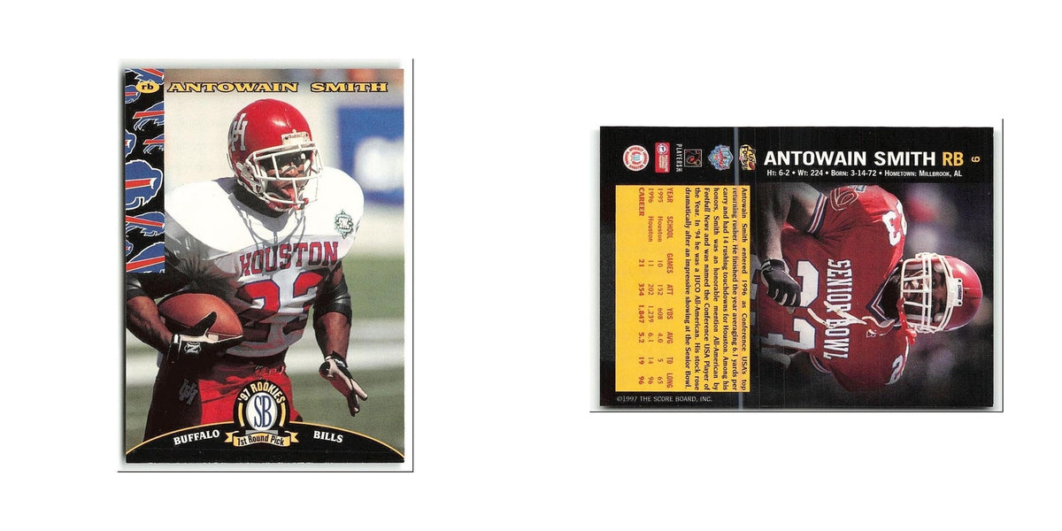 Antowain Smith Rookie 1997 Score Board NFL Rookies #9 NM
