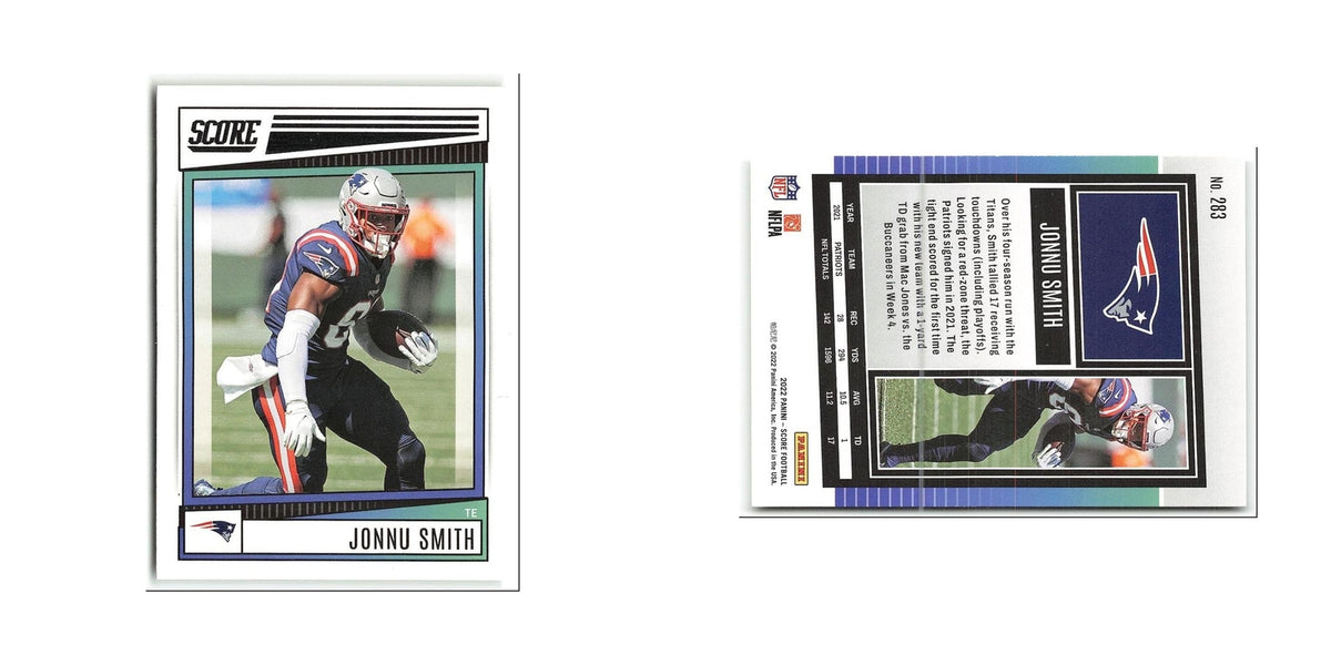 Jonnu Smith 2022 Score #283 New England Patriots Football Card NM