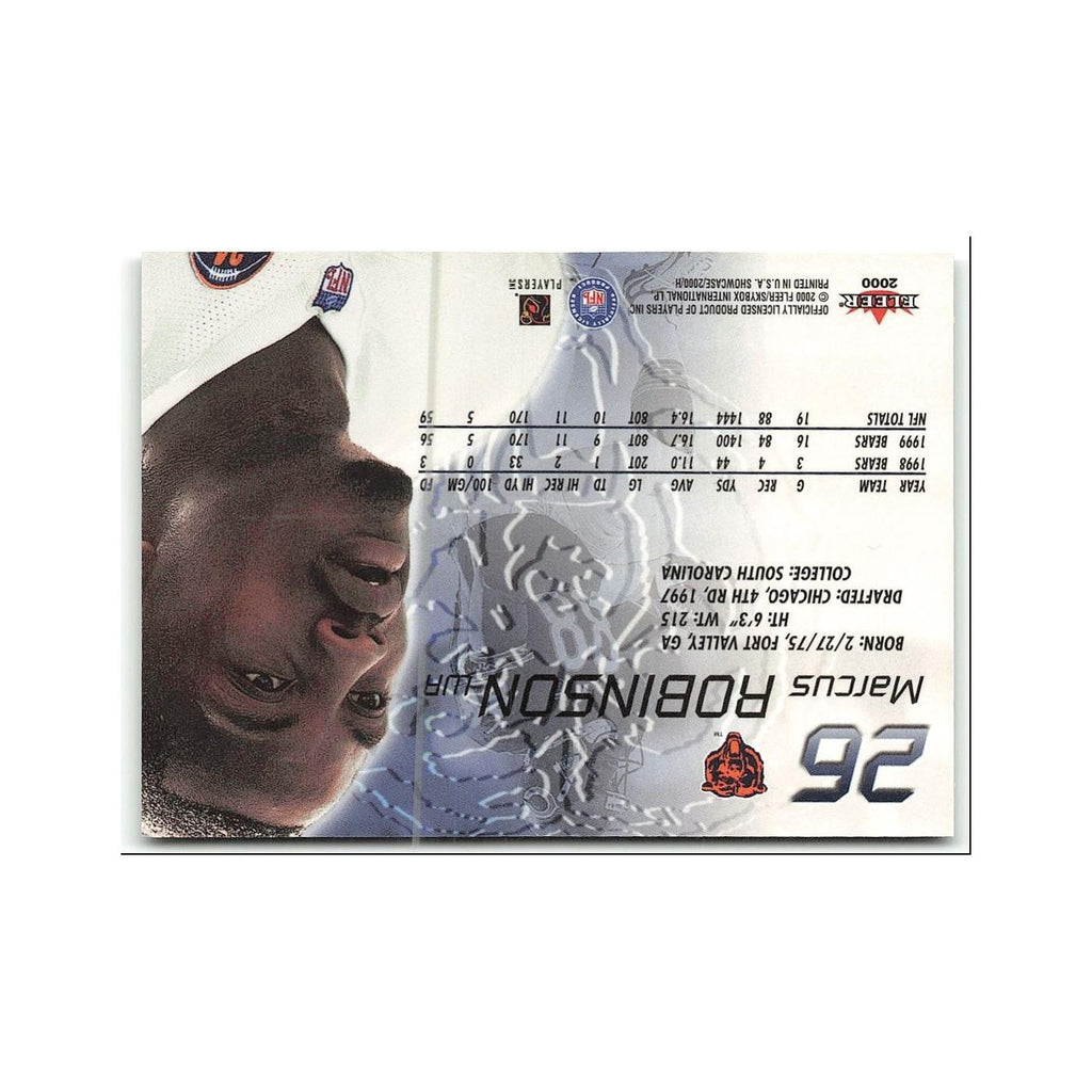Marcus Robinso 2000 Fleer Tradition #26 Chicago Bears Football Card NM